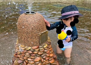 ぎょぎょランド　水の広場　噴水