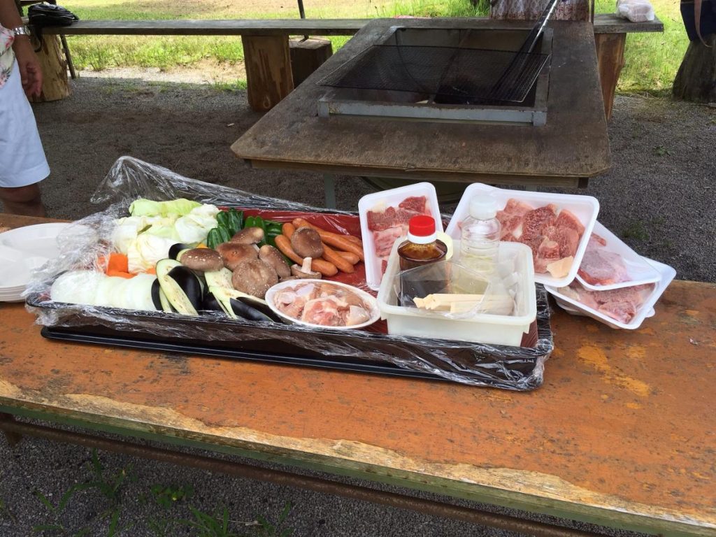 新城市　道の駅　つくで手作り村　BBQセット