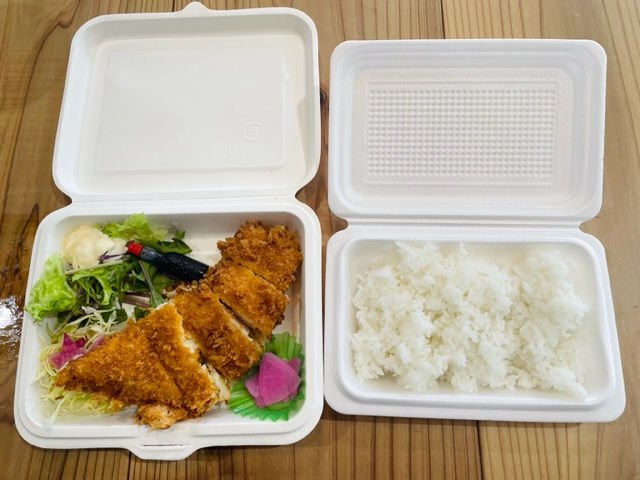 豊橋市　和食よしば　チキンカツ弁当