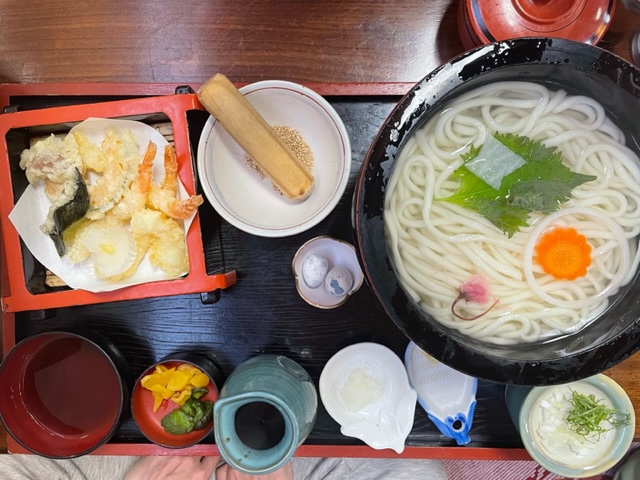 豊橋市　東京庵　本店　天ぷら釜あげ